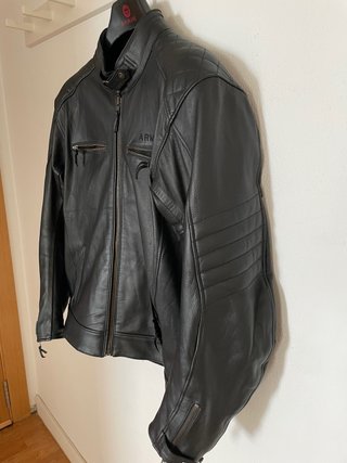 Chaqueta de cuero moto protección AAA talla XXL