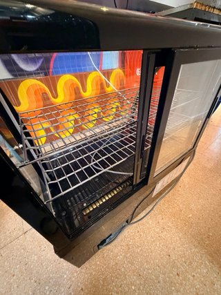 Vitrina Refrigerada Encimera Vidrio Curvo