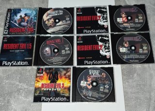 Lote Juegos PlayStation 1 Saga Resident Evil