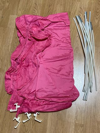 Dosel rosa cama Kura IKEA