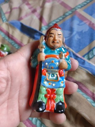 Figuras de la suerte de porcelana