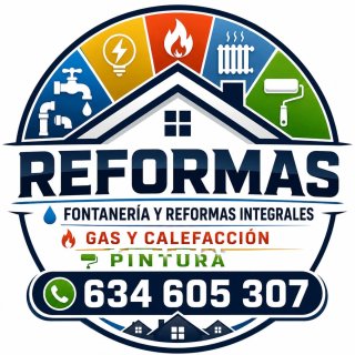 Reformas: Fontanería, Calefacción, Gas y pintura.