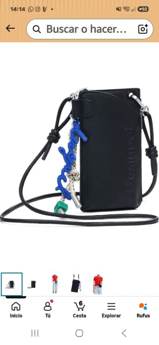 Monedero/Tarjetero Desigual Negro