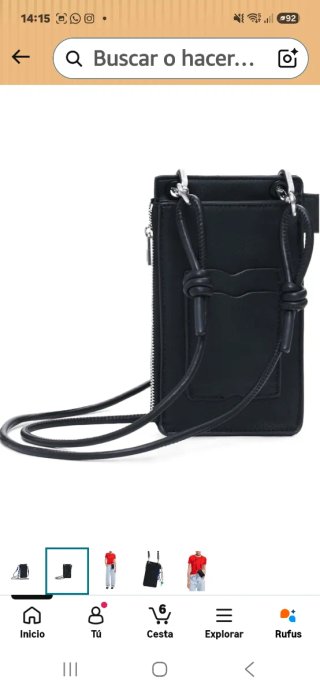 Monedero/Tarjetero Desigual Negro