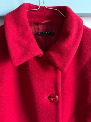 Cappotto Sisley Rosso Donna