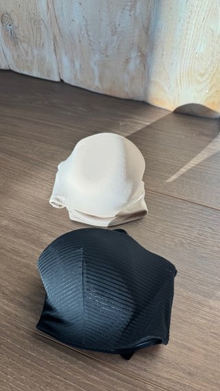 Pack 2 Sujetadores Bando Beige y Negro