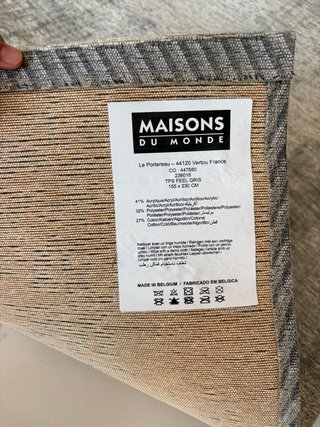 Tappeto Maison du Monde Beige e Grigio