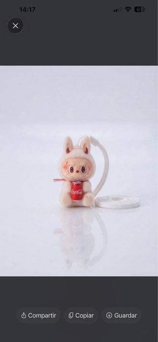 Labubu Coca-Cola llavero