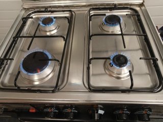 Cocina de gas butano