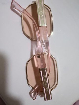 Gafas Christian Dior Doradas Rosadas