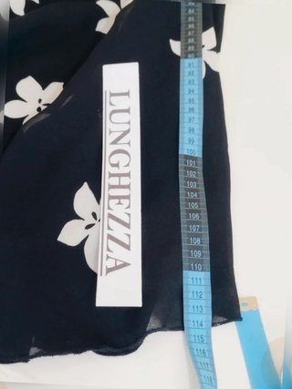 Abito marca cannella floreale Nero e Bianco - Tg.