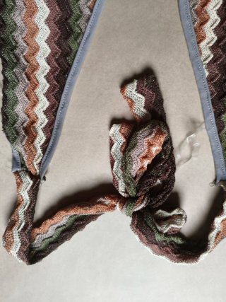 Mono Corto Punto Zigzag Halter BonBon T Única