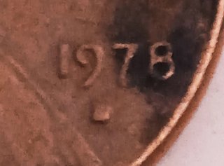 MONEDA 1 CENTAVO LINCOLN.1966.L PEGADA EN BORDE.