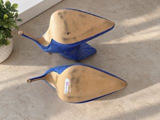 Stivali Lurex Blu