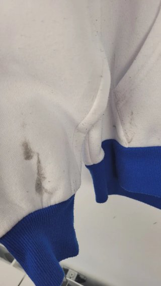 Sudadera Hollister Blanca y Azul