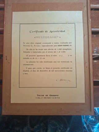 Cuadro Victoria C. Alvarez