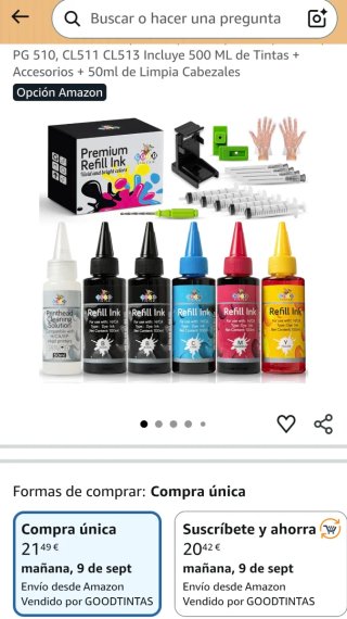 Kit Tinta Premium Recarga Impresora nuevo