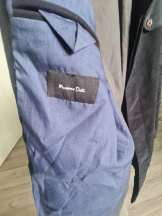 Abrigo Massimo Dutti azul