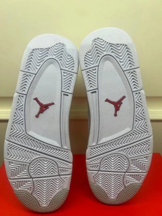 Jordan 4 Retro White Oreo Talla 44