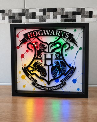 Cuadro LED Hogwarts Harry Potter
