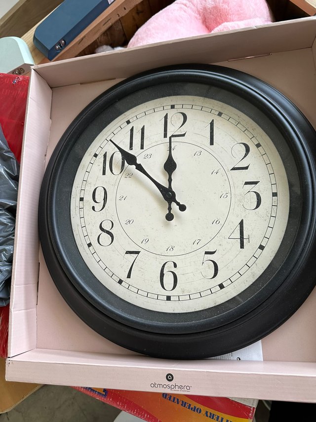 Reloj de pared Atmosphera negro