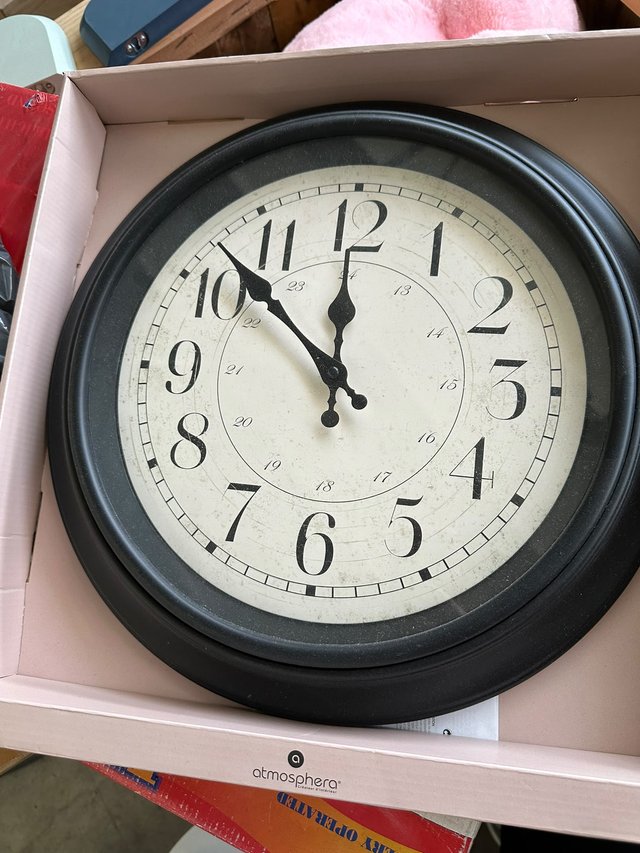 Reloj de pared Atmosphera negro