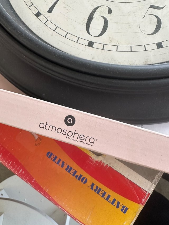 Reloj de pared Atmosphera negro