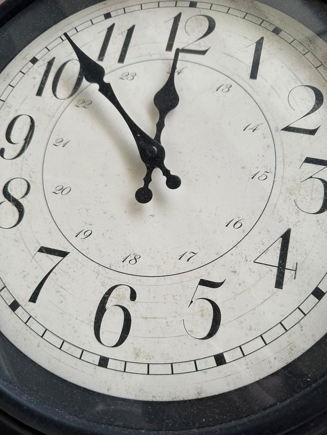 Reloj de pared Atmosphera negro
