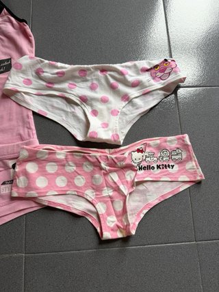 Pijama Pink Panther y Hello Kitty
