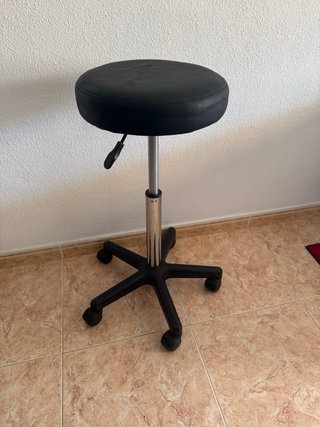 Set Peluquería: Sillón y Taburete Cromado