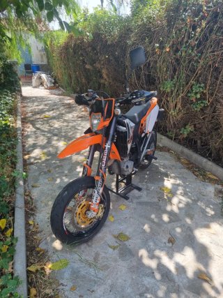 KTM 530 EXC Naranja/Blanca Enduro
