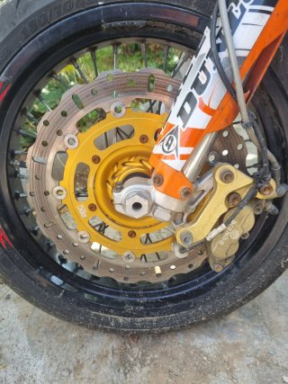 KTM 530 EXC Naranja/Blanca Enduro