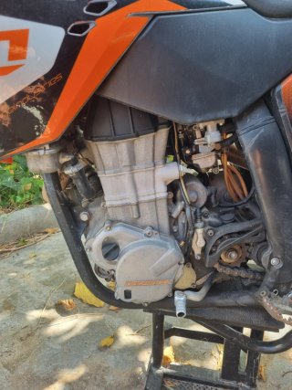 KTM 530 EXC Naranja/Blanca Enduro