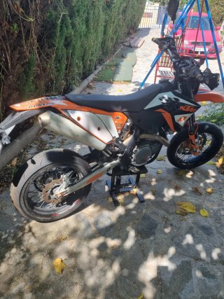 KTM 530 EXC Naranja/Blanca Enduro