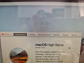 iMac 21.5 SSD 480GB + 500GB HDD 12GB RAM