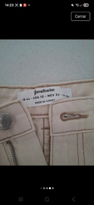 Pantalón beige