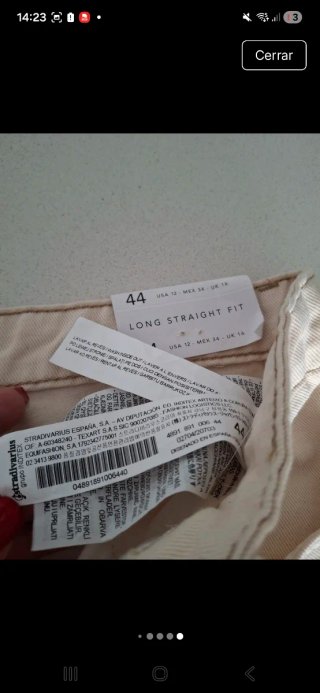 Pantalón beige