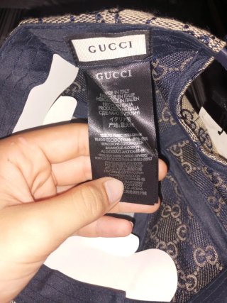 Gorra Gucci Beige y Verde