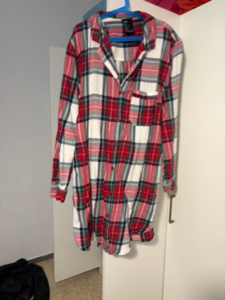 Camisa pijama H&M cuadros M