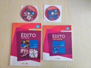 Libro texto y cuaderno ejercicios Édito B2