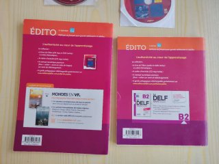 Libro texto y cuaderno ejercicios Édito B2