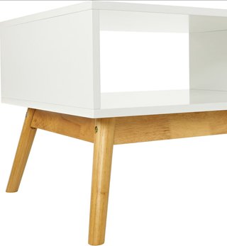 Mesa TV LOMOS 120cm Blanca y Madera