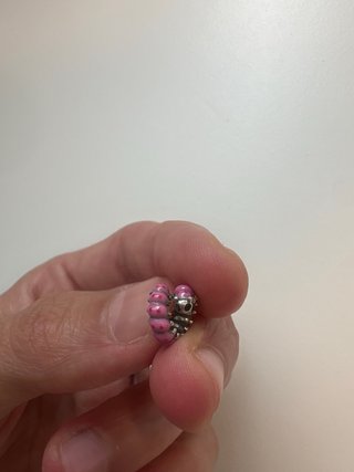 Charm Pandora Oruga Rosa