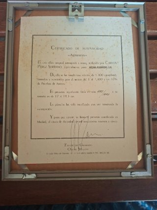 Cuadro Astroia Carlos Pérez Serrano