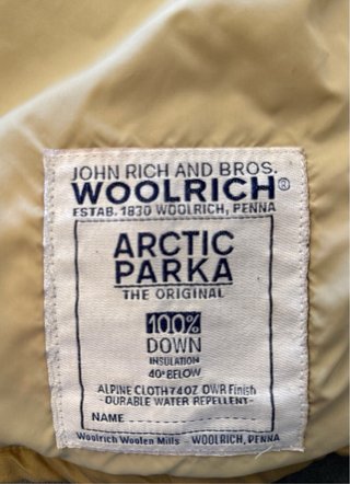 Parka Woolrich  Invernale con Cappuccio  XXL