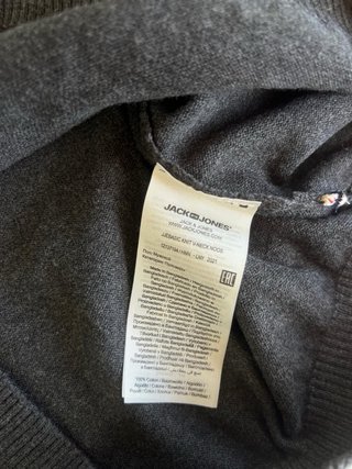 Jersey Jack & Jones gris talla XL