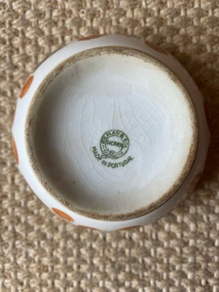 Taça Sacavém antiga tons castanho
