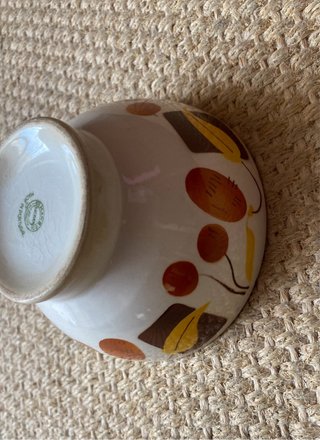 Taça Sacavém antiga tons castanho