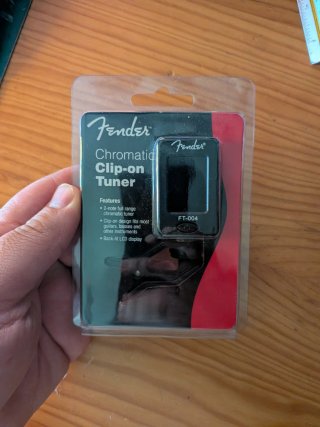 Afinador Cromático Fender Clip-on FT-004