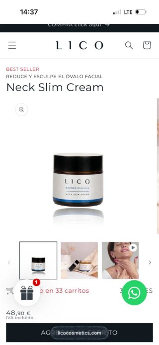 Crema Lico Borneo Essence Neck Slim